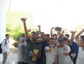 سعادة على وجوه طلاب الثانوية العامة فى المنوفية بعد امتحان اللغة الأجنبية الثانية 