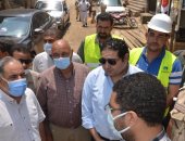 نائب محافظ بنى سويف يتابع العمل بمشروعات "حياة كريمة" بقرى مركز ناصر.. صور