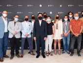 عمر الزهيرى ومحمد حفظى فى العرض العالمى الأول لفيلم "ريش" بمهرجان "كان"