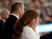 لحظة مواساة الأمير وليام وكيت لابنهما جورج بعد هزيمة انجلترا فى يورو 2020