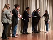 متحف الحضارة يكرم طلاب كليات الفنون الجميلة المشاركين فى موكب المومياوات