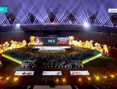 بحضور الرئيس السيسى.. أعلام مصر تكسو استاد القاهرة بالمؤتمر الأول لـ"حياة كريمة"