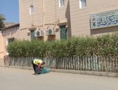 تكثيف أعمال النظافة بمحيط المساجد المقررة لإقامة شعائر صلاة العيد بالبحر الأحمر