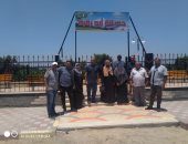 رئيس مدينة أشمون يؤكد استلامه حديقة أبو رقبة النموذجية.. صور