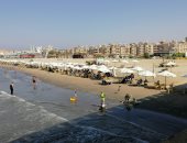 شواطئ بورسعيد تستعد لاستقبال المواطنين فى عيد الأضحى.. لايف وصور