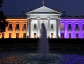 إضاءة البيت الأبيض بألوان العلم الأمريكى دعما للاعبين المشاركين بأوليمبياد بكين
