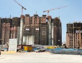 طرح الوحدات الاستثمارية والمحال بمشروع مثلث ماسبيرو نهاية العام الجارى.. توصيل المرافق للأبراج خلال أيام وتشطيب الواجهات "زجاجى".. وتحديد أسعار الشقق بعد تشطيبها.. وإخلاء العقارات المتبقية فى المنطقة.. صور