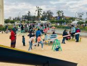 إقبال على حدائق كفر الشيخ والمتنزهات النيلية ومصيف بلطيم رابع أيام العيد.. صور