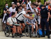 رونالدو يصل مقر تدريبات يوفنتوس لبدء استعدادات الموسم الجديد.. فيديو