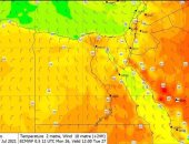 الأرصاد: صور الأقمار الصناعية تشير لارتفاع فى درجات الحرارة للأسبوع المقبل