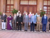 رئيس جامعة المنوفية يستقبل اللجنة العلمية الدائمة بالمجلس الأعلى للجامعات 