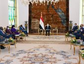 الرئيس السيسى يستقبل نائب رئيس جمهورية جنوب السودان للشئون الاقتصادية.. ويؤكد عزم مصر الاستمرار فى تقديم الدعم الفنى لجوبا.. الرئيس: موقفنا ثابت بالتوصل إلى اتفاق قانونى ملزم بشأن قواعد ملء وتشغيل سد النهضة