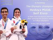 أبطال مصر فى الأولمبياد فى ضيافة منى الشاذلى فى أول ظهور لهما على CBC