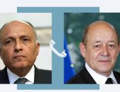 وزير الخارجية يؤكد لنظيره الفرنسى ضرورة التوصل لحل عادل لقضية سد النهضة