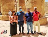 وزير السياحة والآثار يتفقد مشروعات معابد الكرنك.. لايف وصور