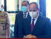 الرئيس السيسي يصل مقر افتتاح عدد من المشروعات التنموية فى المنوفية