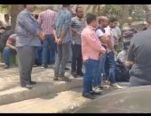 تشييع جثمان الفنانة فتحية طنطاوى من مسجد الحصرى (فيديو)