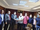 "صحة المنيا" تكرم المشاركين فى تنفيذ أعمال المبادرات الرئاسية