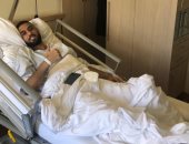 أحمد الشناوي يجري جراحة الرباط الصليبي في ألمانيا ..صورة