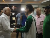 الزمالك يُهدى درع النادي إلى وفد الاتحاد السعودى للكرة الطائرة