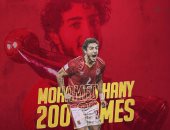 محمد هانى يحتفل بـ200 مباراة مع الأهلى: أتمنى المساهمة فى تحقيق مزيد من البطولات