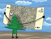 المشهد اللبناني بات شديد التعقيد في كاريكاتير اماراتى