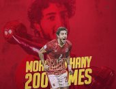 قلوب ورسائل دعم.. كيف هنأ نجوم الأهلى محمد هانى بمباراته رقم 200 مع الأحمر