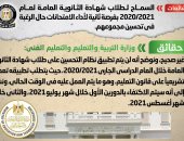 الحكومة تنفى السماح لطلاب الثانوية العامة بفرصة ثانية لأداء الامتحانات