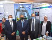 رئيس جامعة بنى سويف يزور جناح الجامعة بمعرض إديوجيت 2021