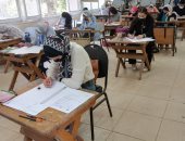 تنسيق الجامعات 2021.. إقبال على اختبارات القدرات للتربية الفنية بحلوان .. صور