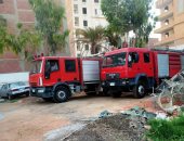 السيطرة على حريق نشب بثلاجة لحفظ الفاكهة بمدينة القناطر الخيرية
