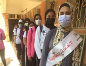 تنسيق الجامعات 2021 ..توافد الطلاب على اختبارات قدرات التربية الرياضية بنات جامعة حلوان