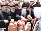 الكنيسة الأرثوذكسية تضع حجر أساس مبنى خدمات "العائلة المقدسة" بسوهاج
