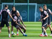 انسجام ميسي ونيمار فى تدريبات سان جيرمان استعدادا لمواجهة ستراسبورج 