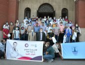 جامعة الإسكندرية تنظم قافلة طبية لقرية بهيج ببرج العرب ضمن "حياة كريمة"