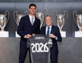 ريال مدريد يعلن رسمياً تجديد عقد كورتوا حتى يونيو 2026