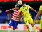 فياريال بعشرة لاعبين يتعادل سلبيا مع غرناطة فى الدوري الإسباني