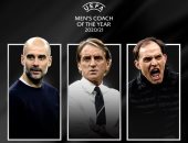 جوارديولا ينافس توخيل ومانشينى على جائزة أفضل مدرب فى أوروبا