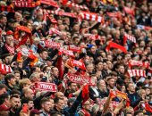 ليفربول ضد بيرنلي.. جماهير الريدز تشعل أنفيلد بعد غياب طويل