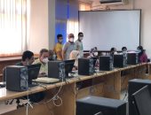 معامل تنسيق جامعة المنصورة تواصل استقبال الطلاب لتسجيل الرغبات.. صور