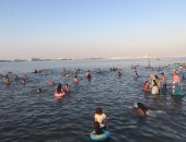 محافظة بورسعيد تحذر المواطنين من النزول لمياه البحر لارتفاع الأمواج 