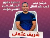 شريف عثمان: اهتمام الرئيس السيسى بالرياضيين ليس بجديد عليه 