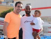 في حضور أحمد الأحمر..آدم شيكابالا يخطف الأضواء بمران الزمالك "صور"