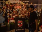 " العو جه العو حضر ".. بيرسى تاو في جولة تصوير بالنادى الأهلى