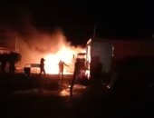 السيطرة علي حريق في محول كهرباء بمسجد ناصر في قنا