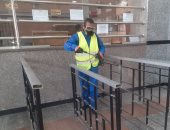 السكة الحديد: مستمرون فى أعمال تعقيم المحطات والقطارات للوقاية ضد كورونا