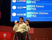 6 ميداليات متتالية تنصب فاطمة عمر أعظم رياضية فى تاريخ رفع الأثقال البارالمبى