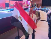 محمود صبري: ابنتي الصغيرة توقعت تتويجي بالميدالية.. وأهديها لمصر