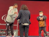 تتويج محمود صبرى بالميدالية الفضية في طوكيو 2020.. فيديو وصور