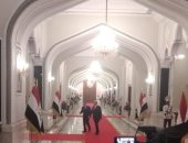 الرئيس السيسي يلتقى برهم صالح على هامش مؤتمر بغداد للتعاون والشراكة.. صور